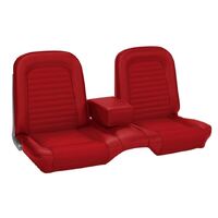 1964.5-65 Mustang Coupe Standard Upholstery Set w/ Bench Seat (Full Set) Red