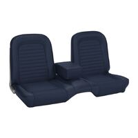 1966 Mustang Coupe Standard Upholstery Set w/ Bench Seat (Full Set) Blue