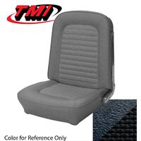 1966 Mustang Coupe Standard Upholstery Set w/ Bench Seat (Full Set) Black