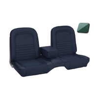 1967 Mustang Coupe Standard Upholstery Set w/ Bench Seat (Full Set) Turquoise