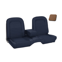 1967 Mustang Coupe Standard Upholstery Set w/ Bench Seat (Full Set) Saddle