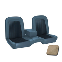 1968 Mustang Coupe Standard/Deluxe Upholstery Set w/ Bench Seat (Full Set) Parchment