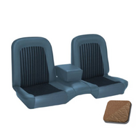 1968 Mustang Coupe Standard/Deluxe Upholstery Set w/ Bench Seat (Full Set) Saddle