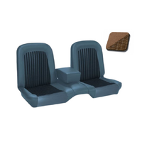 1968 Mustang Coupe Shelby/Deluxe Upholstery Set w/ Bench Seat (Full Set) Saddle