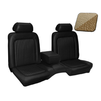 1969 Mustang Coupe Standard Upholstery Set w/ Bench Seat (Full Set) Nugget Gold