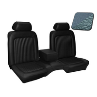 1969 Mustang Coupe Standard Upholstery Set w/ Bench Seat (Full Set) Light Blue
