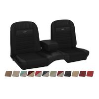 1964.5-66 Mustang Deluxe Pony Upholstery Set w/ Bench Seat (Front Only)