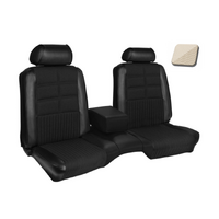 1969 Mustang Coupe Deluxe Upholstery Set w/ Bench Seat (Full Set) White