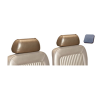 1968 Mustang Sport Seat Deluxe Headrest Cover Upholstery (1 Pair) Blue