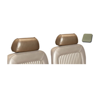 1968 Mustang Sport Seat Deluxe Headrest Cover Upholstery (1 Pair) Ivy Gold