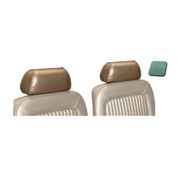 1968 Mustang Sport Seat Deluxe Headrest Cover Upholstery (1 Pair) Turquoise