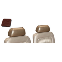 1969 Mustang Headrest Cover Upholstery (1 Pair) Dark Red