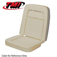 1968-69 Mustang Standard/Deluxe, Shelby Low Back Seat Foam Cushion Set w/ Listing Wires