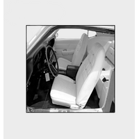 1970 Mustang Deluxe/Grande Sport Seat Upholstery Set w/ Hi-Back Bucket Seats (Front Only)