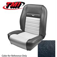 1964.5-64 Mustang Deluxe Pony Sport Seat Upholstery Set w/ Bucket Seat (Front Only) Black