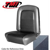 1967 Mustang Standard Sport Seat Upholstery Set w/ Bucket Seats (Front Only) Blue