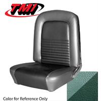 1967 Mustang Standard Sport Seat Upholstery Set w/ Bucket Seats (Front Only) Turquoise
