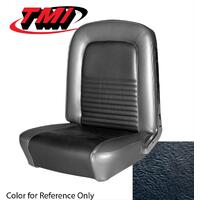 1967 Mustang Standard Sport Seat Upholstery Set w/ Bucket Seats (Front Only) Black