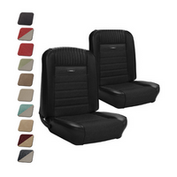1964.5-64 Mustang Coupe Deluxe Pony Sports Seat Upholstery Set w/ Bucket Seats (Full Set)