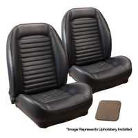 1964 1/2-65 Mustang Standard Sport ll Seats Upholstery Set w/ Bucket Seats Upholstery Set (Front Only) Palomino