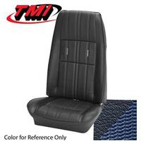 1971-73 Mustang Convertible Deluxe Upholstery Set (Rear Only) Dark Blue