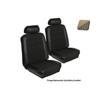 1969 Mustang Convertible Deluxe Upholstery Set w/ Bucket Seats (Full Set) Nugget Gold