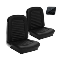 1966 Mustang Convertible Standard Upholstery Set (Rear Only) Black