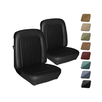 1968 Mustang Convertible Standard Upholstery Set w/ Bucket Seats (Full Set) White