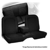 1964.5-65 Mustang Convertible Standard Upholstery Set w/ Bench Seat (Full Set) Black
