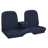 1966 Mustang Convertible Standard Upholstery Set w/ Bench Seat (Full Set) Blue