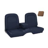 1967 Mustang Convertible Standard Upholstery Set w/ Bench Seat (Full Set) Saddle