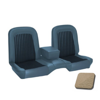 1968 Mustang Convertible Standard/Deluxe Upholstery Set w/ Bench Seat (Full Set) Parchment