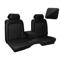 1969 Mustang Convertible Standard Upholstery Set w/ Bench Seat (Full Set) Black