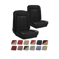 1964.5-66 Mustang Convertible Deluxe Pony Upholstery Set w/ Bench Seat (Full Set)
