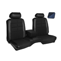 1969 Mustang Convertible Deluxe Upholstery Set w/ Bench Seat (Full Set) Dark Blue