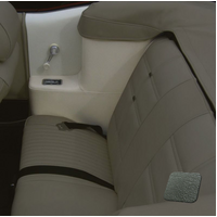 1969-70 Mustang Convertible Quarter Trim Corinthian Vinyl Upholstery (1 Pair) Dark Ivy Gold