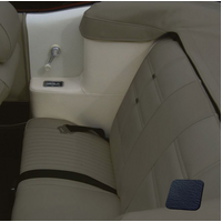 1969-70 Mustang Convertible Quarter Trim Corinthian Vinyl Upholstery (1 Pair) Dark Blue