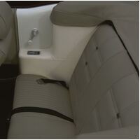 1969-70 Mustang Convertible Quarter Trim Corinthian Vinyl Upholstery (1 Pair) White