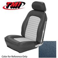 1964.5-66 Mustang Convertible Standard Sport Seat Upholstery Set w/ Bucket Seats (Full Set) Blue