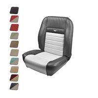 1964.5-65 Mustang Convertible Deluxe Pony Sport Seat Upholstery Set w/ Bucket Seat (Full Set)
