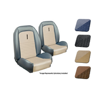 1967 Mustang Convertible Deluxe Sport Seat Upholstery Set w/ Bucket Seats (Full Set)