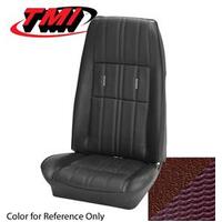 1971-73 Mustang Sportsroof Deluxe Upholstery Set (Rear Only) Dark Red