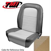1967 Mustang Fastback Shelby/Deluxe Upholstery Set w/ Bucket Seats (Full Set) Light Parchment