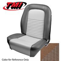 1967 Mustang Fastback Shelby/Deluxe Upholstery Set w/ Bucket Seats (Full Set) Saddle