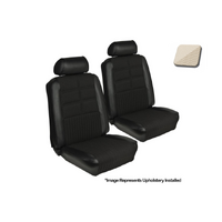 1969 Mustang Sportsroof Deluxe Upholstery Set w/ Bucket Seats (Full Set) White