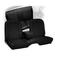 1964.5-65 Mustang Fastback Standard Upholstery Set w/ Bench Seat (Full Set) Black