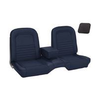 1967 Mustang Fastback Standard Upholstery Set w/ Bench Seat (Full Set) Black