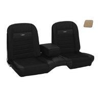 1964.5-66 Mustang Fastback Deluxe Pony Upholstery Set w/ Bench Seat (Full Set) Parchment