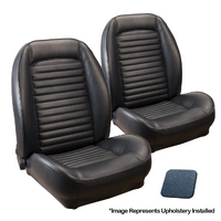1964 1/2-65 Mustang Fastback Standard Sport ll Upholstery Set w/ Bucket Seats (Full Set) Blue