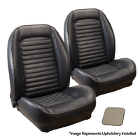 1964 1/2-65 Mustang Fastback Standard Sport ll Upholstery Set w/ Bucket Seats (Full Set) White